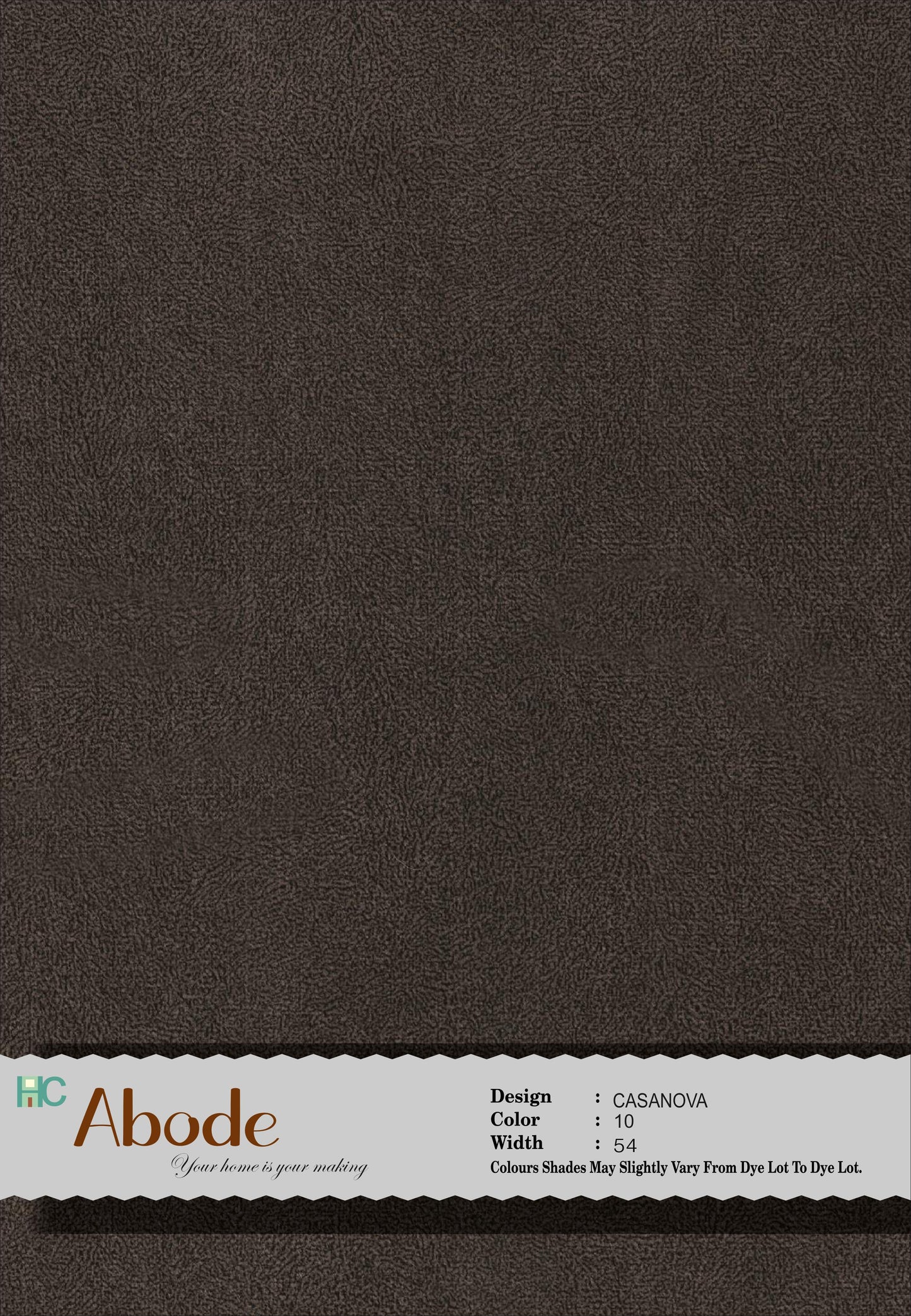 Casanova D Brown 810 Self textured Velvet sofa fabric