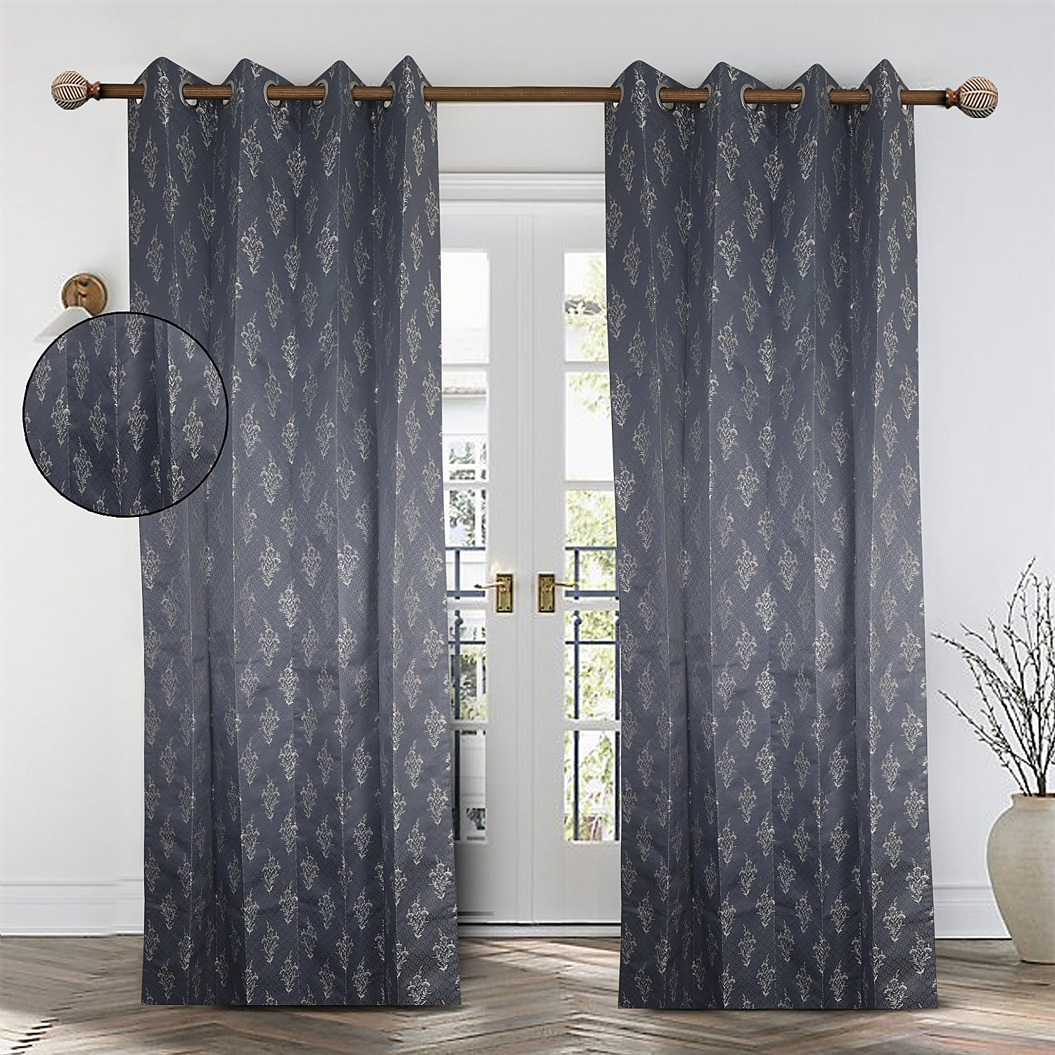 Royal Malabar Stone Finish Curtains