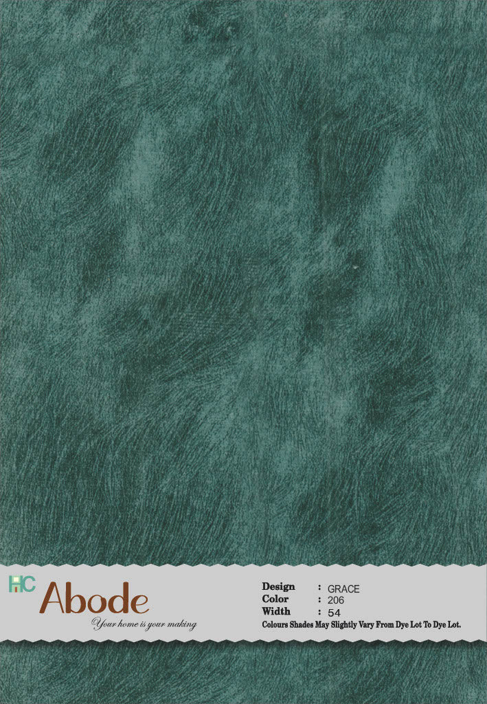 Grace Bottle Green 206 Self textured Velvet sofa fabric