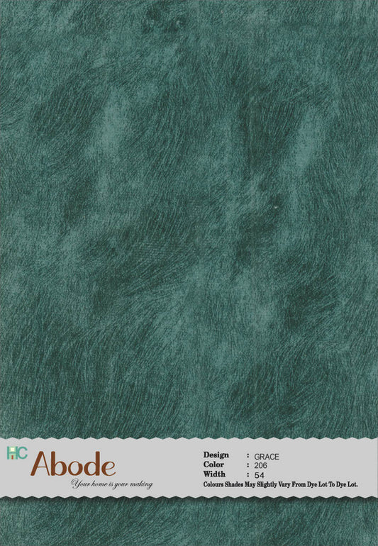 Grace Bottle Green 206 Self textured Velvet sofa fabric