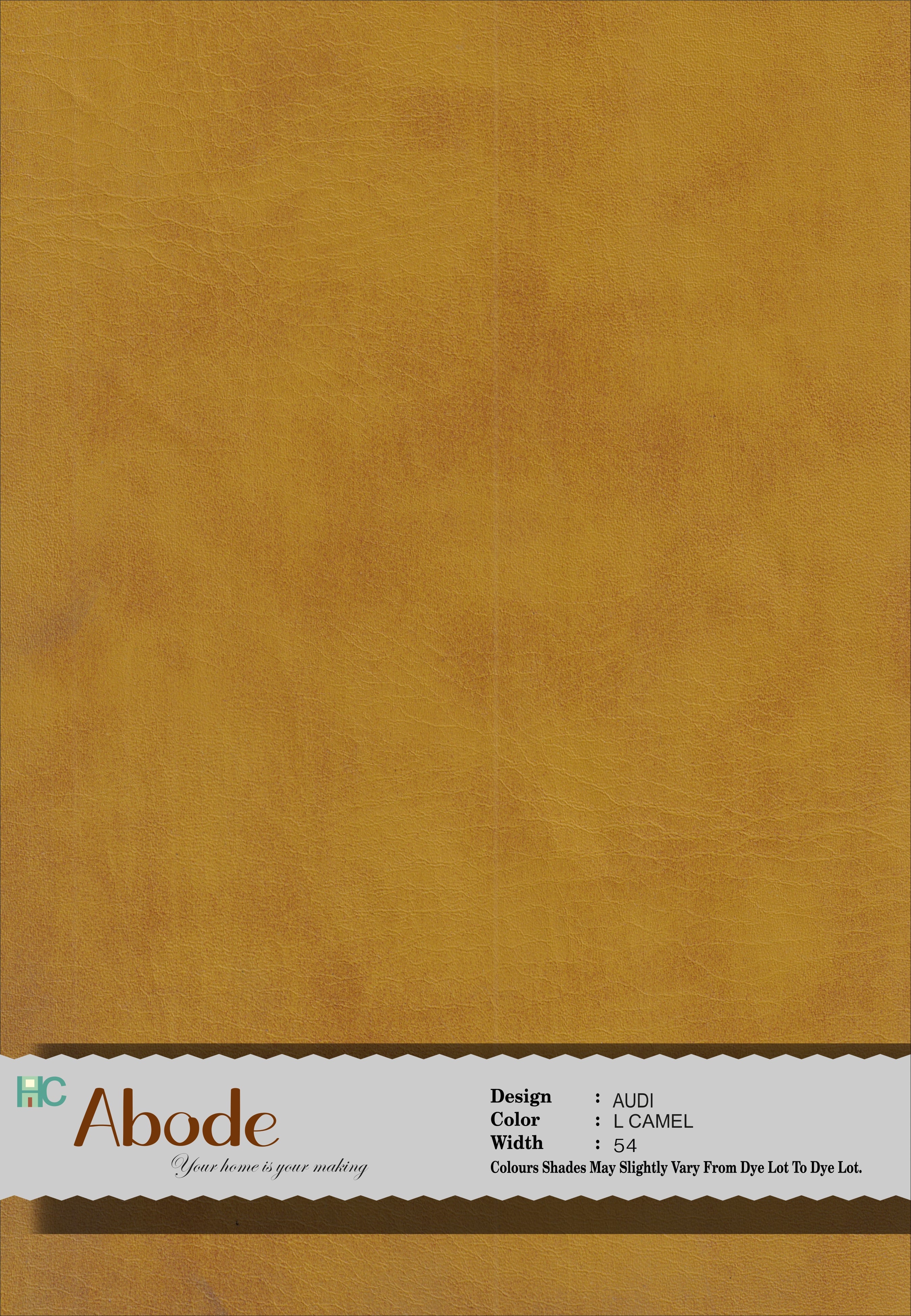Audi L Camel 01 Leatherette Sofa fabric