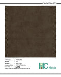 FERRARI BROWN SUEDE UPHOLSTERY FABRIC