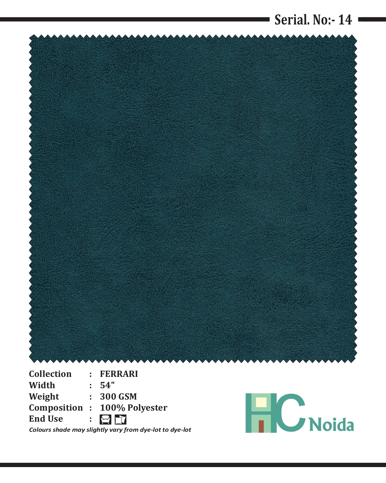FERRARI BLUE SUEDE UPHOLSTERY FABRIC