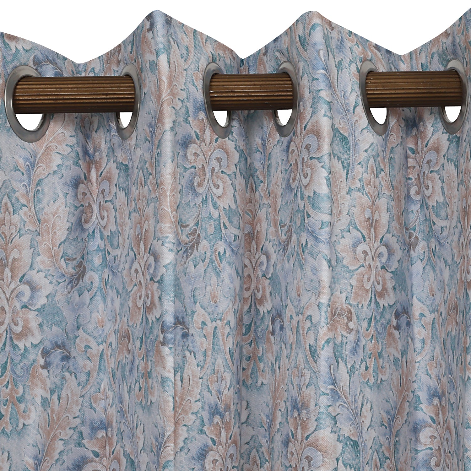 Autumn falls leaf printed curtain