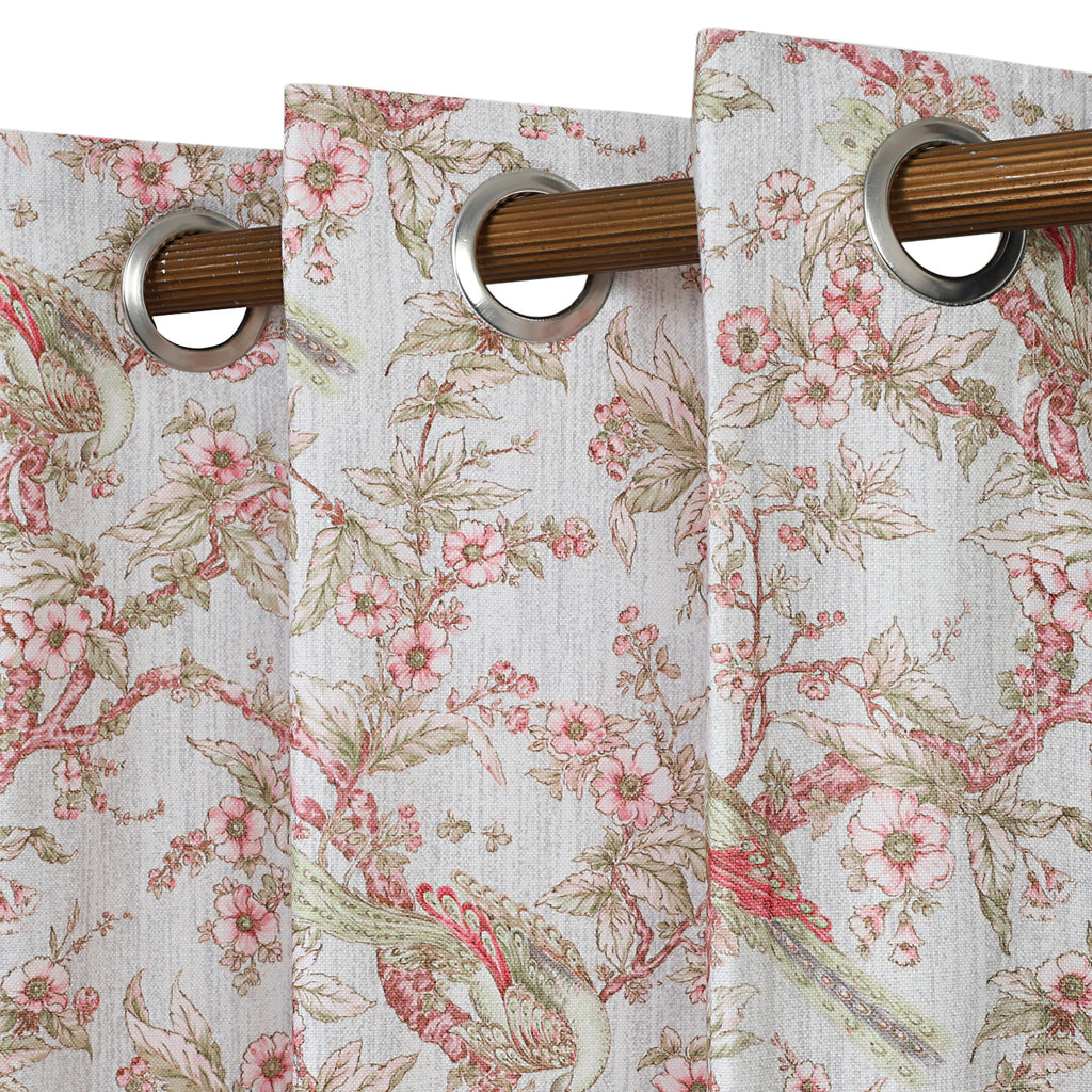Spring Blossom floral printed curtain