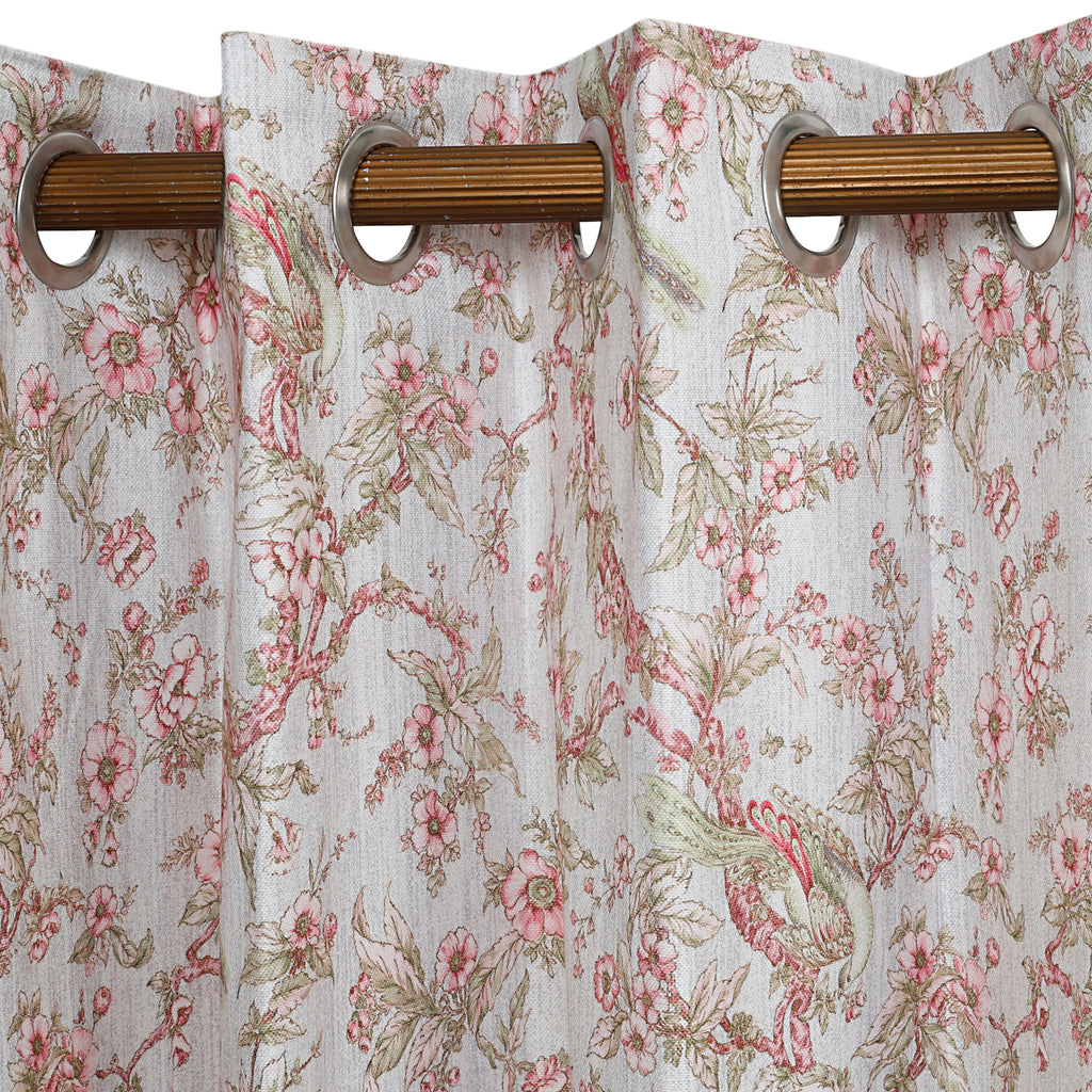 Spring Blossom floral printed curtain
