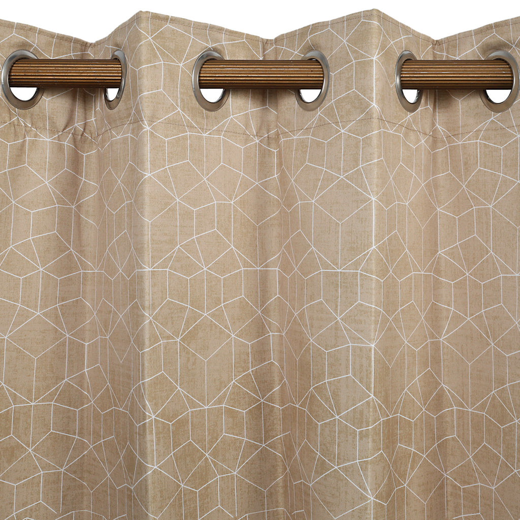 Ocean tessera mosaic gradient panel curtain