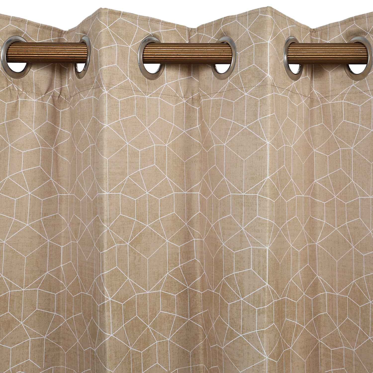 Ocean tessera mosaic gradient panel curtain