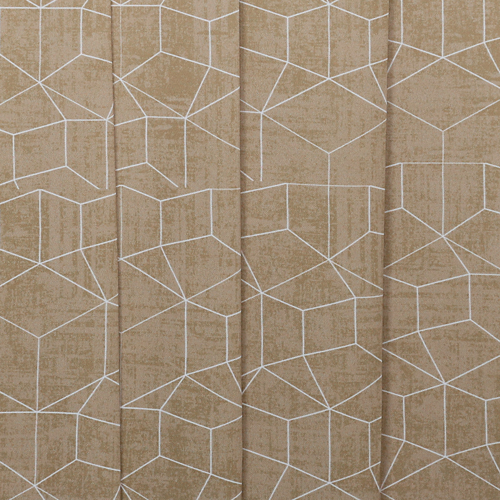 Ocean tessera mosaic gradient panel curtain