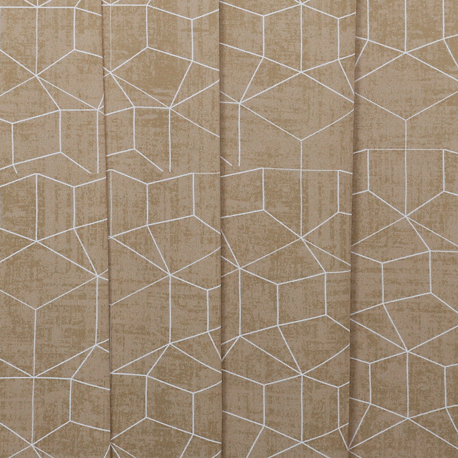 Ocean tessera mosaic gradient panel curtain