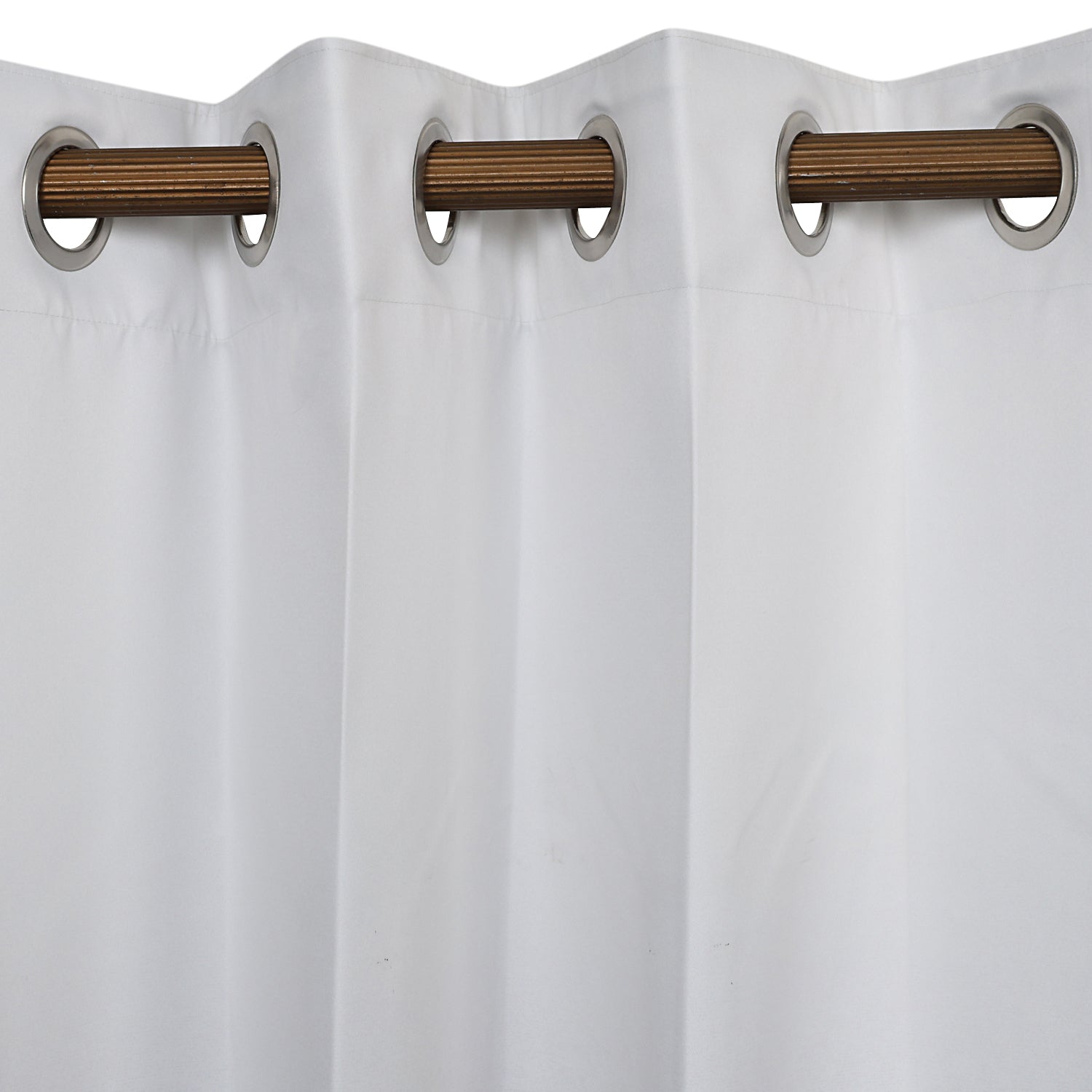 Snow frost gradient panel curtain