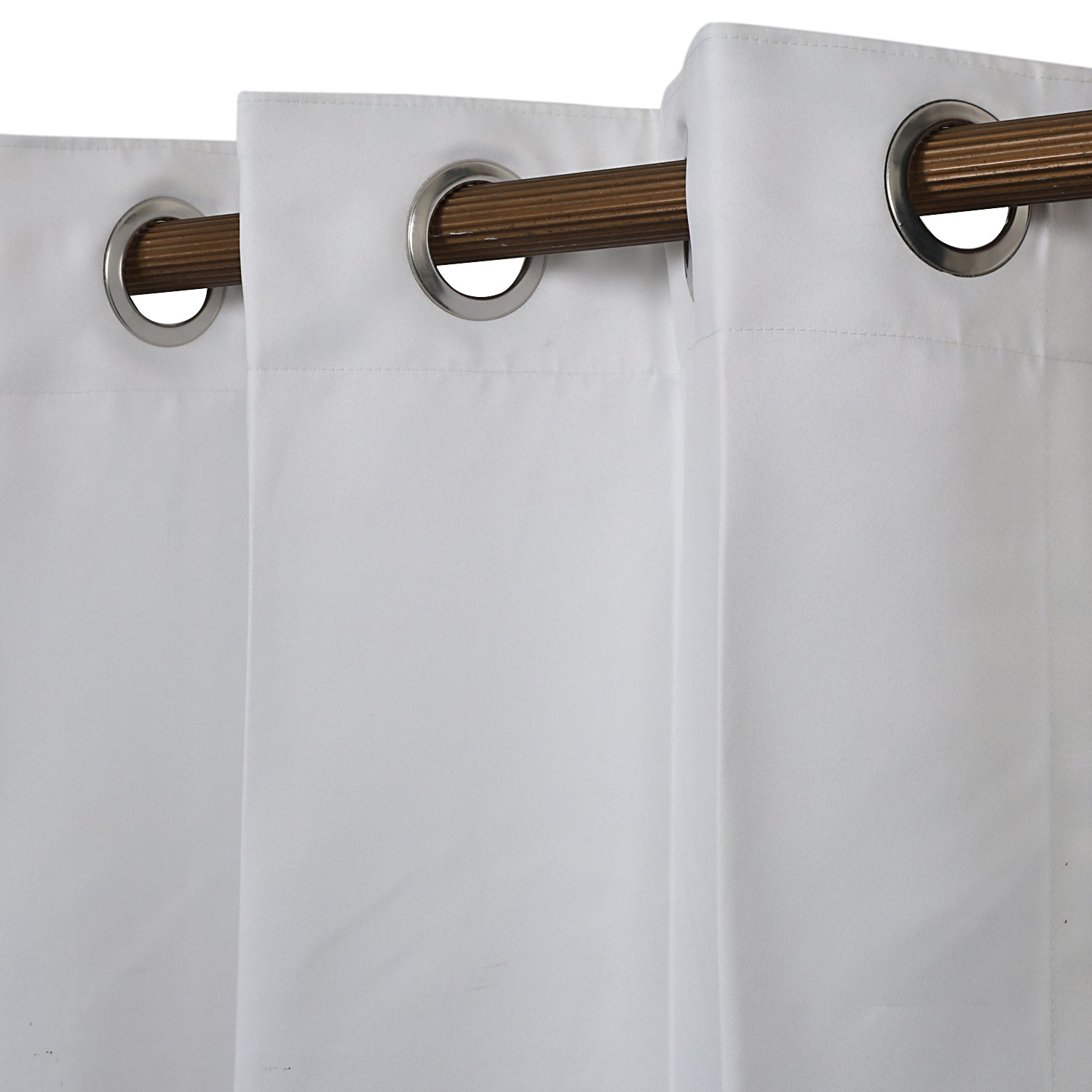 Snow frost gradient panel curtain