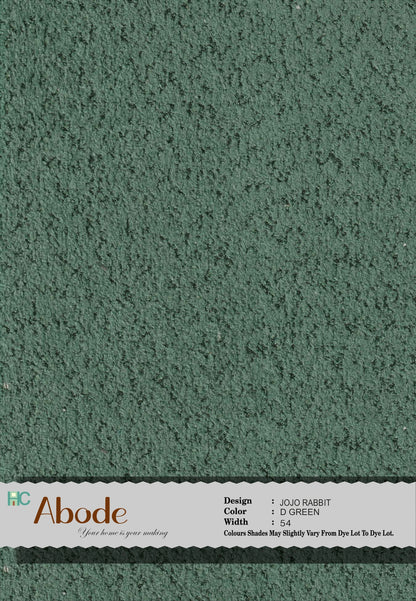 JOJO RABBIT D GREEN BOUCLE FABRIC