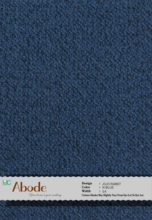 JOJO RABBIT N BLUE BOUCLE FABRIC