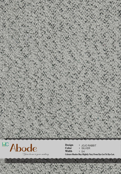 JOJO RABBIT SILVER BOUCLE FABRIC