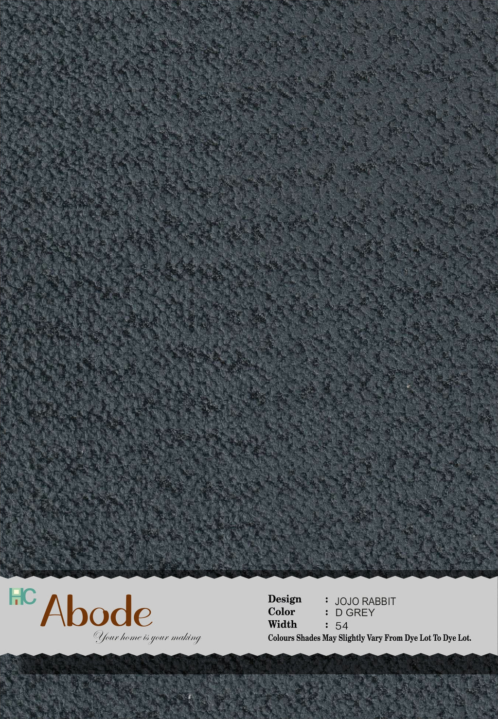 JOJO RABBIT D GREY BOUCLE FABRIC