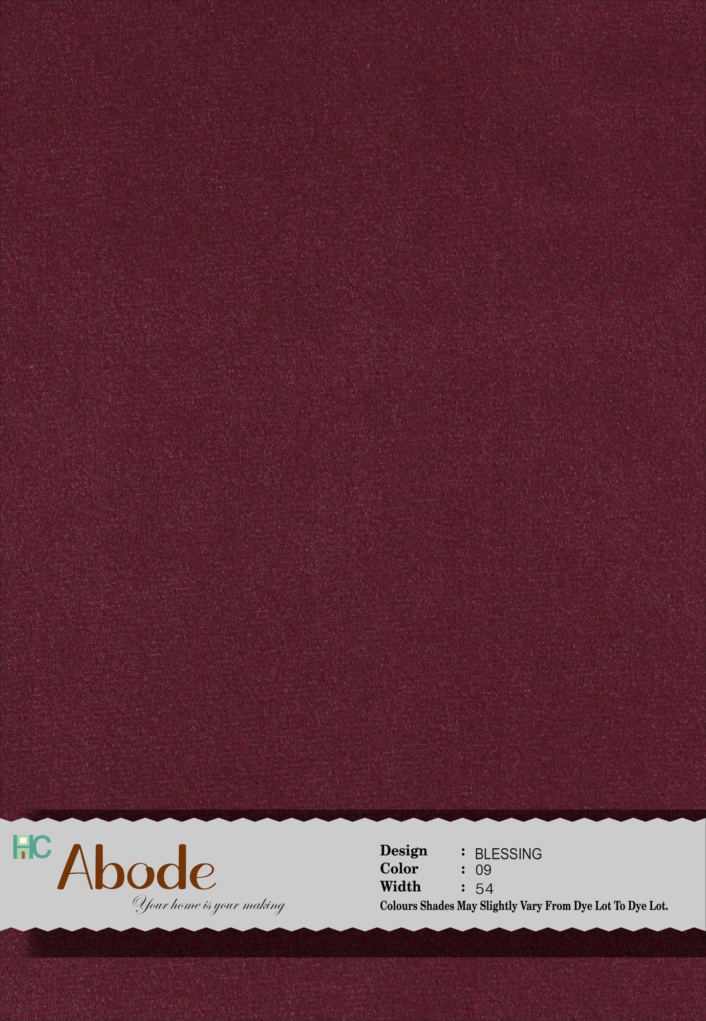 Blessing 09 Maroon Classic Plain Velvet Sofa Fabric