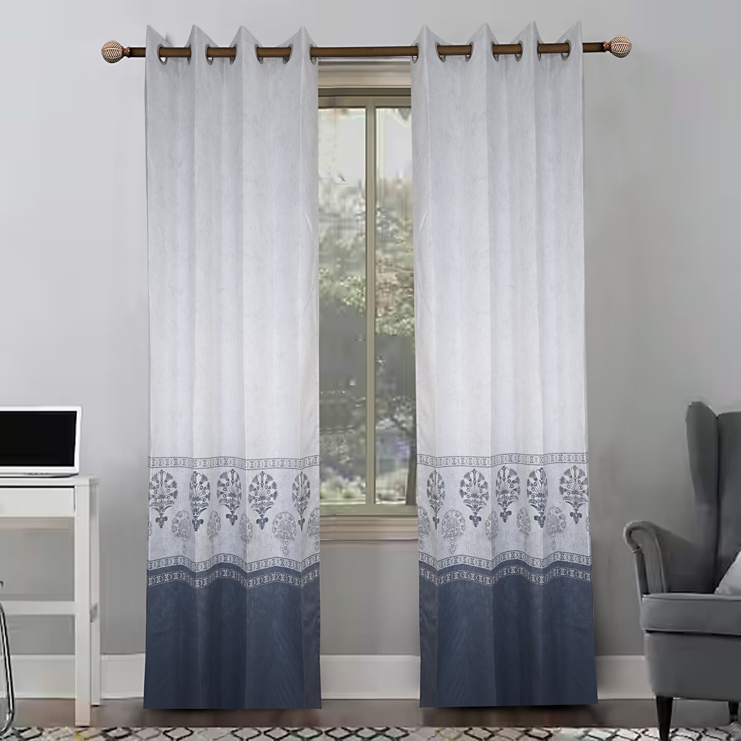 Jaigarh royal artisan finish panel curtain