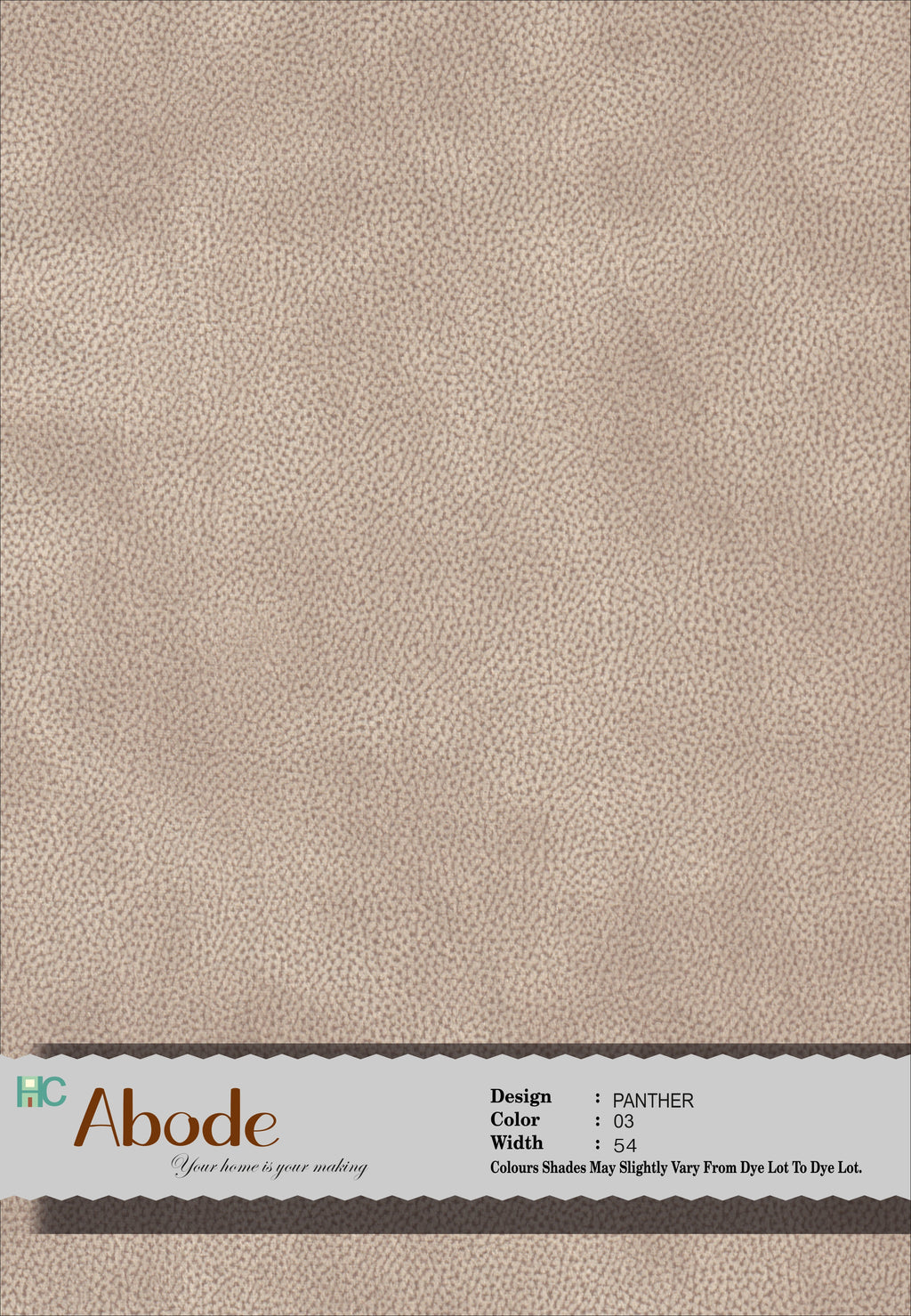 LISA BEIGE 03 Self Textured Velvet Sofa Fabric