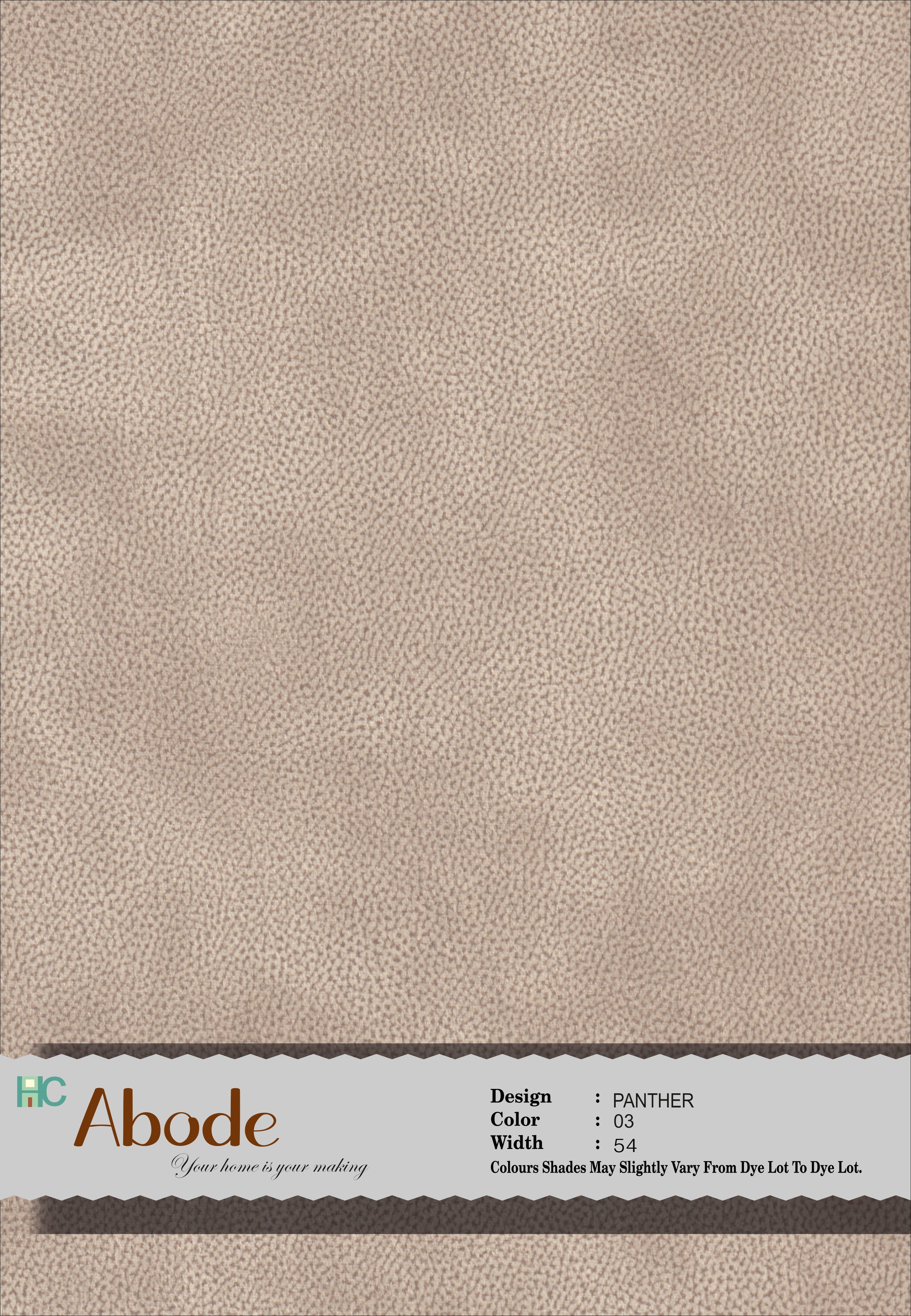 LISA BEIGE 03 Self Textured Velvet Sofa Fabric