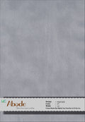 A swatch of Panther L Grey 07 self-textured velvet sofa fabric with a label indicating the brand and product details.
