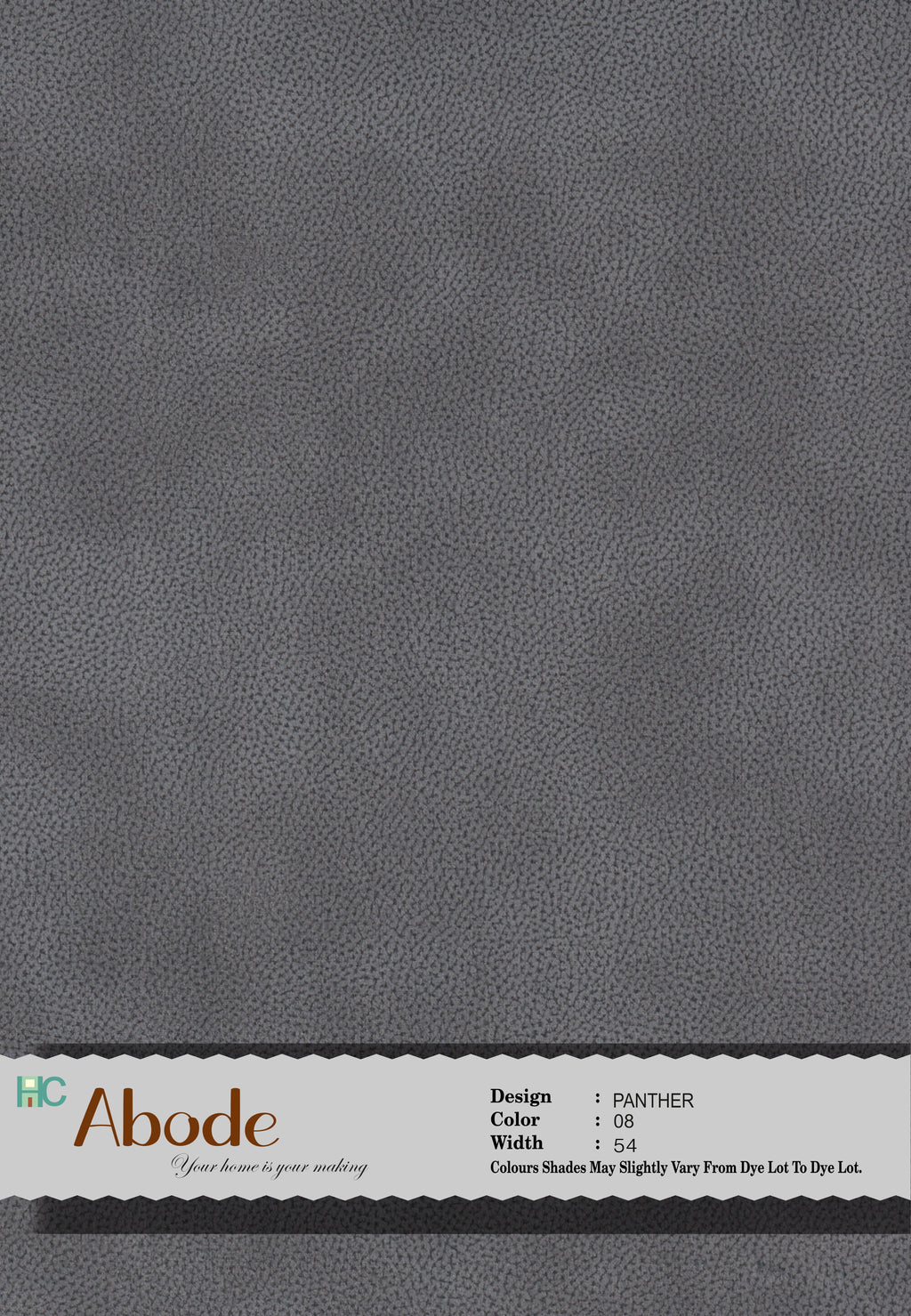 LISA GREY 08 Self Textured Velvet Sofa Fabric