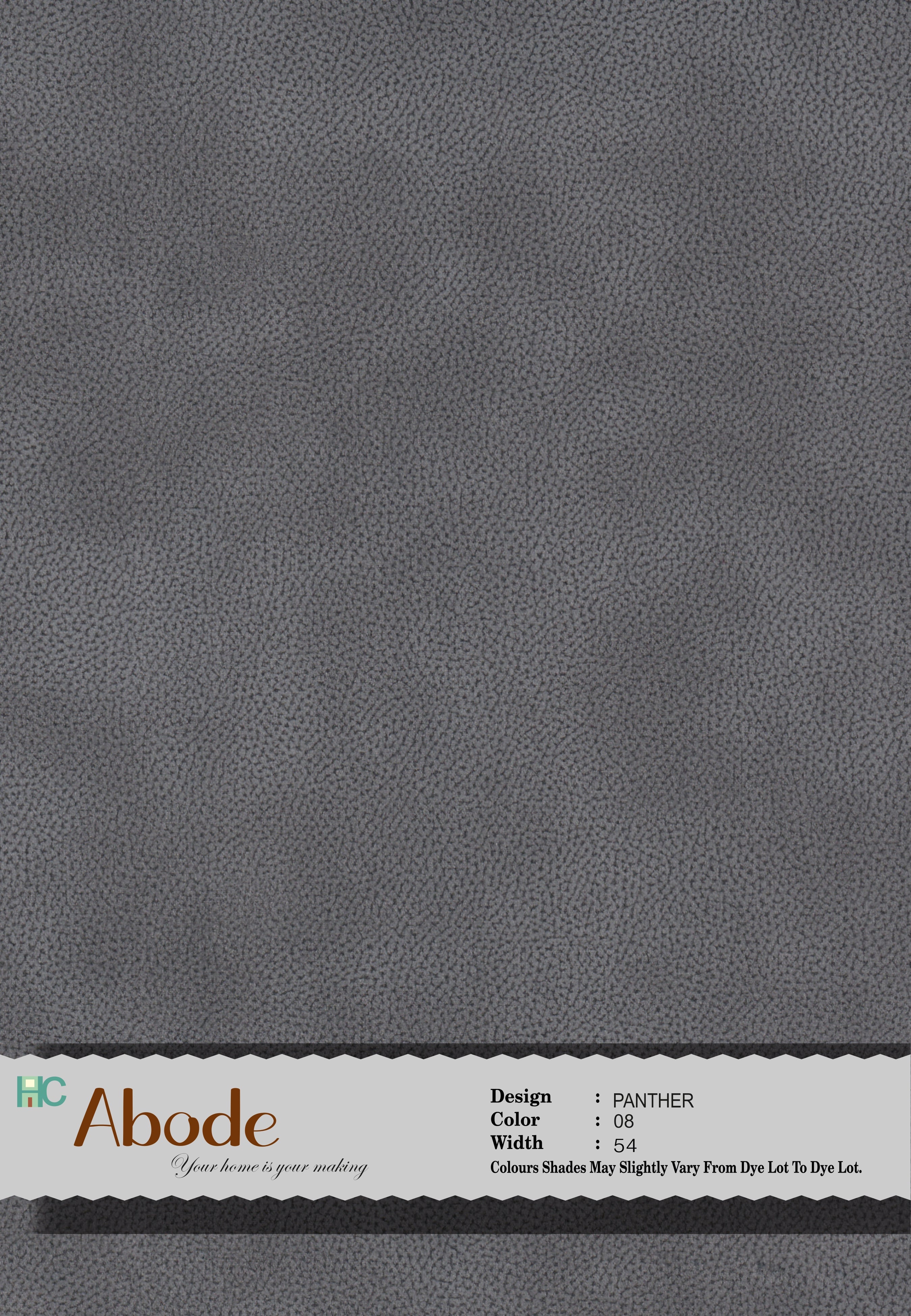 LISA GREY 08 Self Textured Velvet Sofa Fabric
