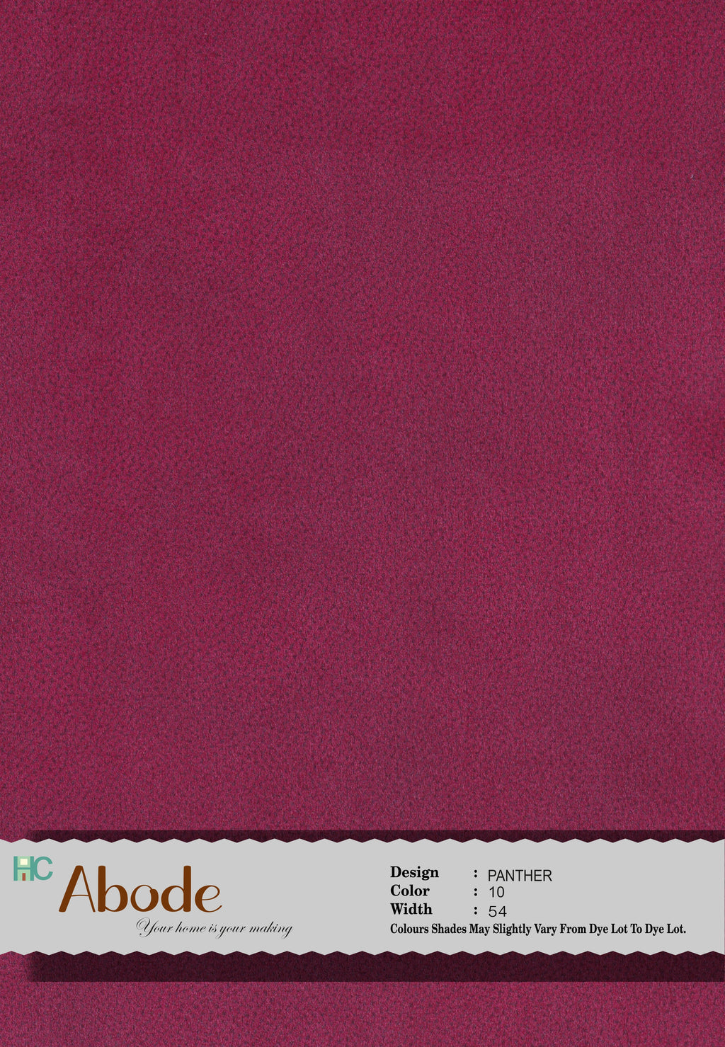 LISA MAROON 10 Self Textured Velvet Sofa Fabric