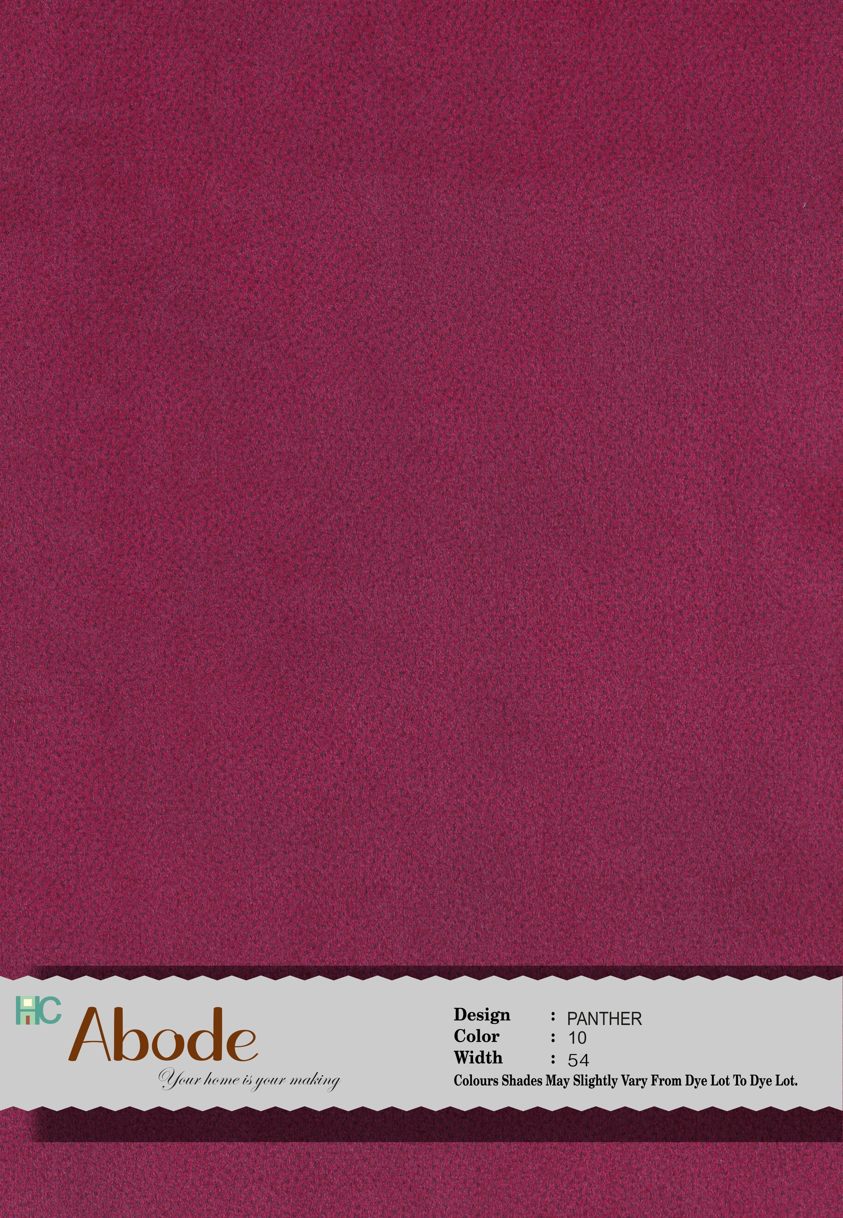 LISA MAROON 10 Self Textured Velvet Sofa Fabric