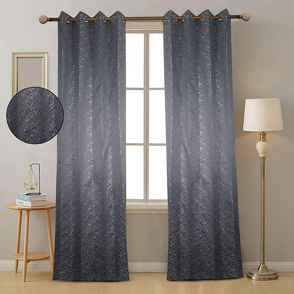 Crystal Mesh Stone Finish Curtain
