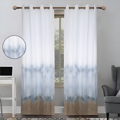 Mistwood Elegance Gradient Curtain